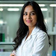 Dr. Shalmali Patil posing at lab